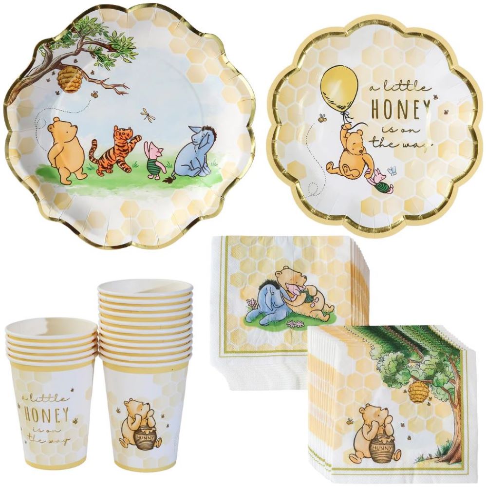 Honey Bear 78 Piece Party Tableware Set 13583